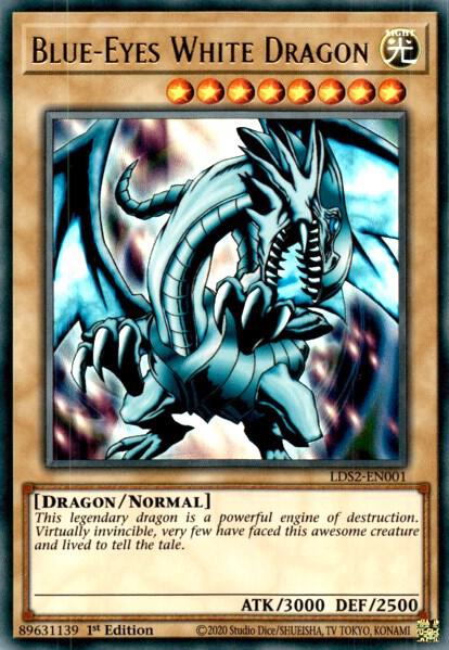Blue-Eyes White Dragon (Blue) - Legendary Duelists: Season 2 LDS2-EN001