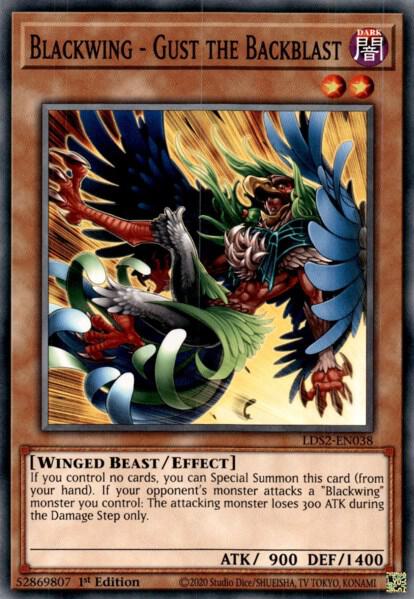 Blackwing - Gust the Backblast - Legendary Duelists: Season 2 LDS2-EN038