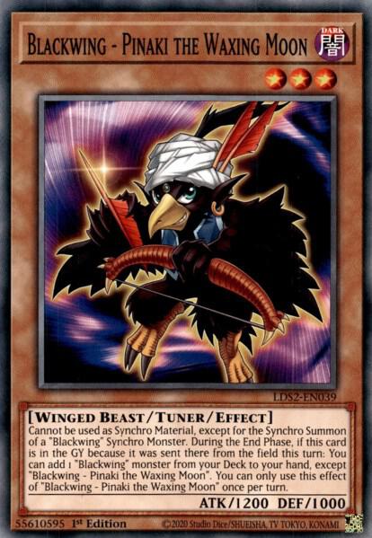 Blackwing - Pinaki the Waxing Moon - Legendary Duelists: Season 2 LDS2-EN039