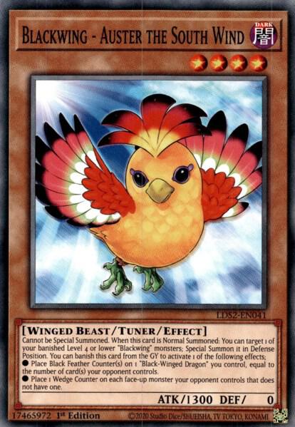 Blackwing - Auster the South Wind - Legendary Duelists: Season 2 LDS2-EN041