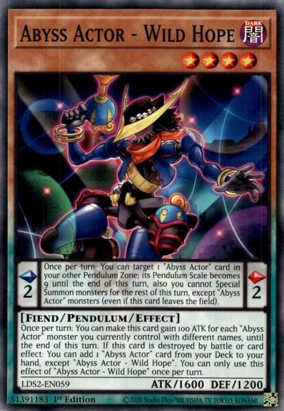 Abyss Actor - Wild Hope - Legendary Duelists: Season 2 LDS2-EN059