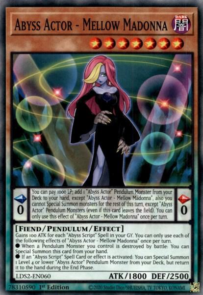 Abyss Actor - Mellow Madonna - Legendary Duelists: Season 2 LDS2-EN060