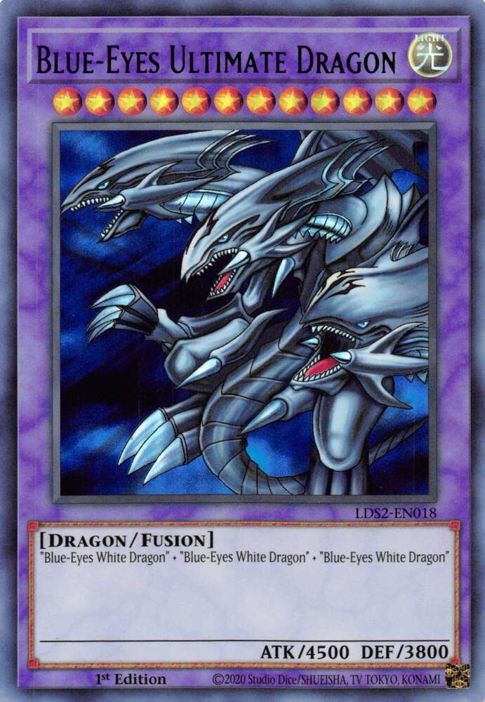 Blue-Eyes Ultimate Dragon (Purple) - Legendary Duelists: Season 2 LDS2-EN018
